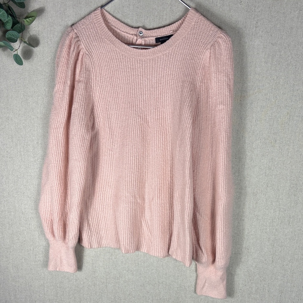 Halogen Pink Ribbed Knit Sweater Medium - Picture 6 of 9